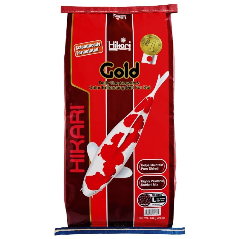 Hikari Gold Large Koifutter 10 Kilogramm