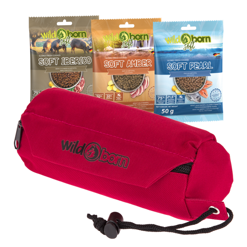 Wildborn Hunde-Futterdummy mit 3 x 50 g Proben