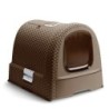 CURVER Rattan Katzentoilette mocca