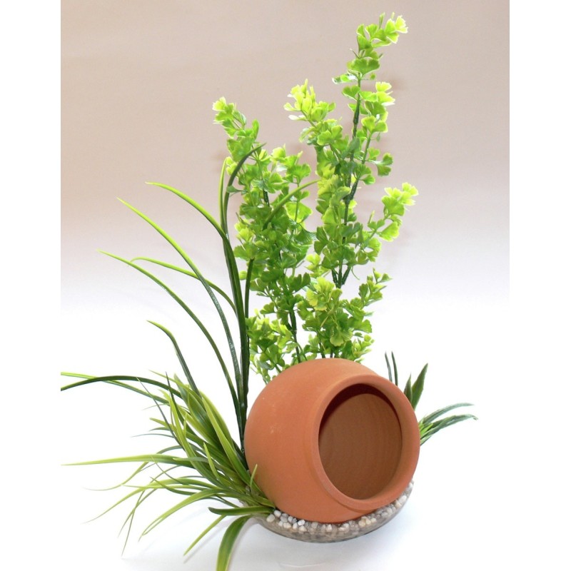 Sydeco Jar Plant 35 Zentimeter Aquariendekoration