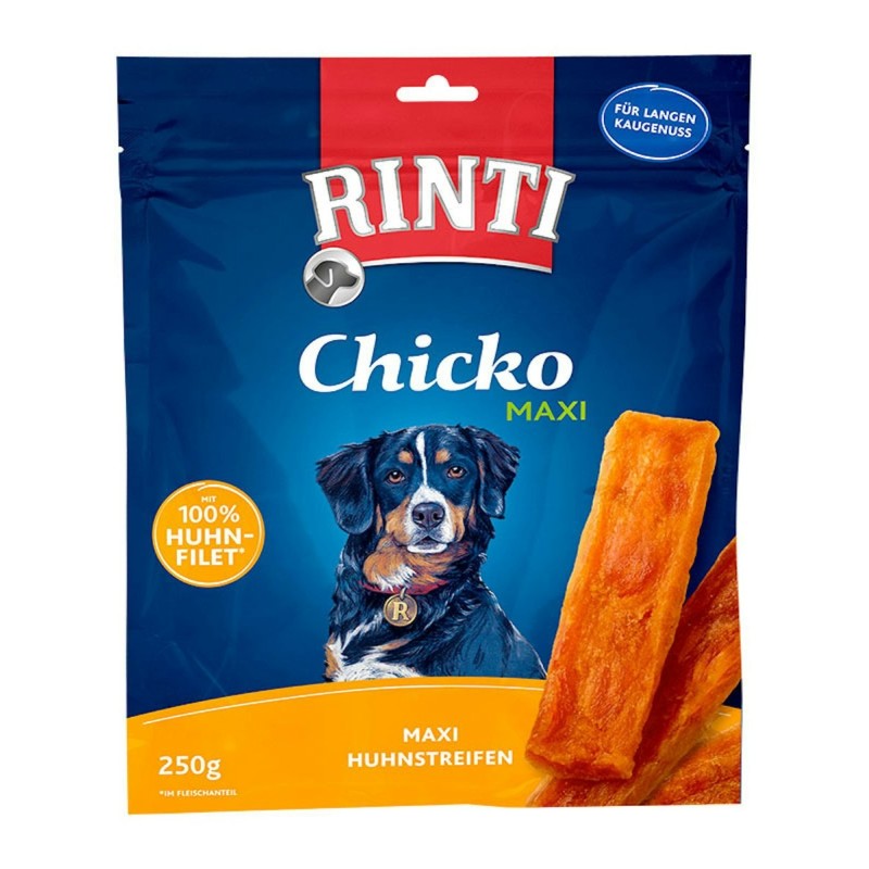 RINTI Chicko Maxi 250 Gramm Hundesnacks Sparpaket 9 x 250 Gramm Huhn