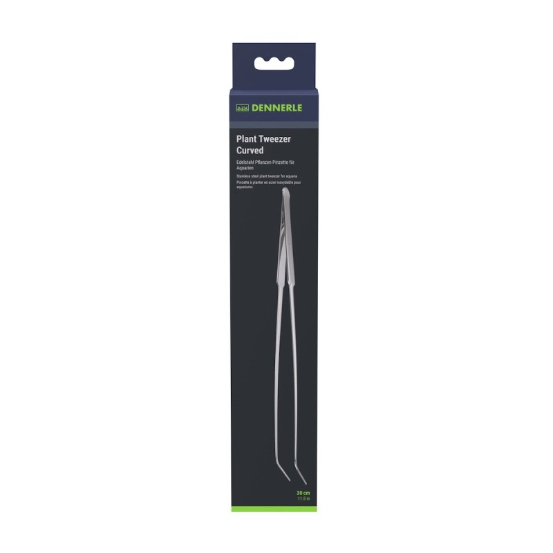 DENNERLE Plant Tweezer Curved 30 Centimeter Aquarienpflege