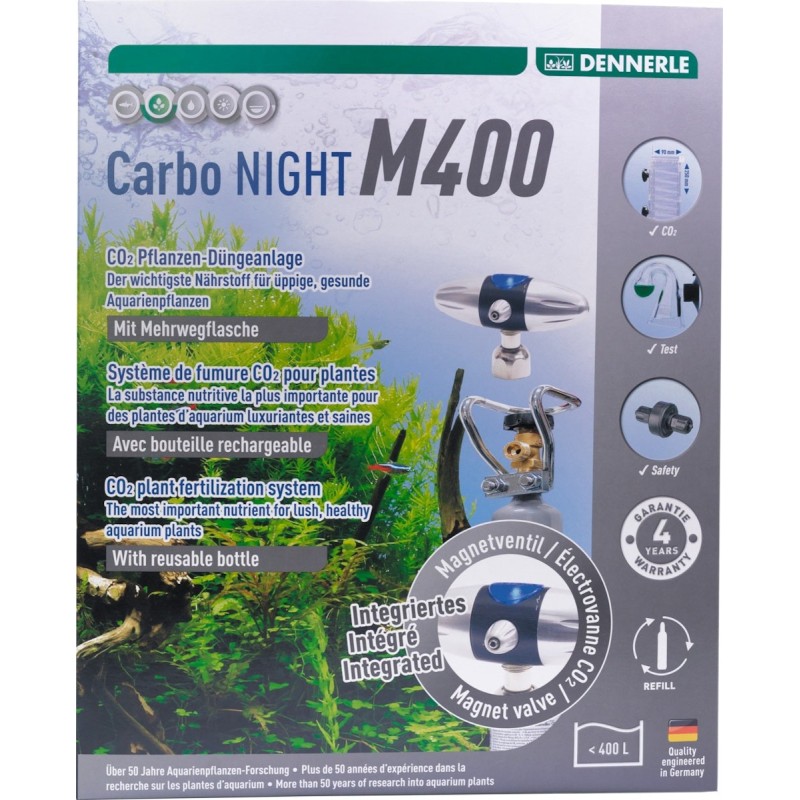 DENNERLE CO2 Pflanzen-Dünge-Set Carbo Night CO2 Anlage Version M400