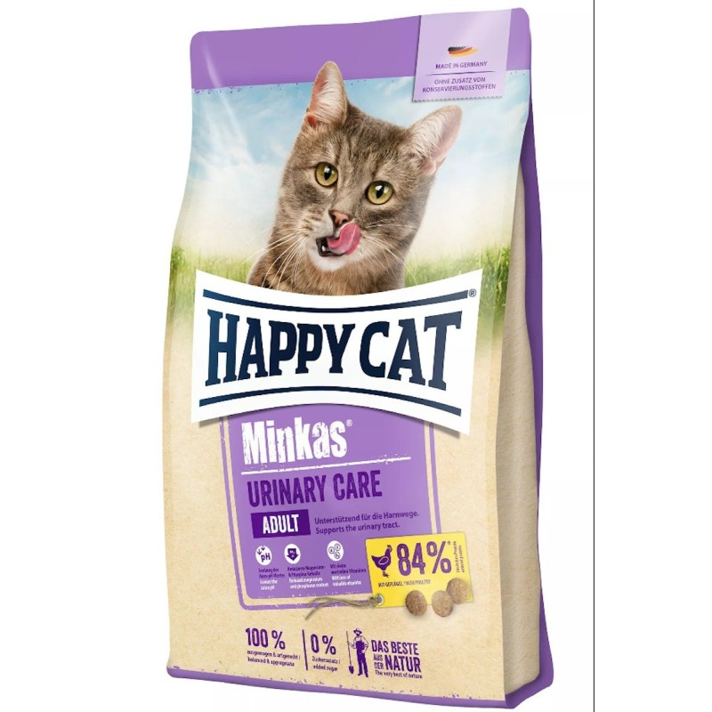 HAPPY CAT Minkas Urinary Care Geflügel Katzentrockenfutter 10 Kilogramm