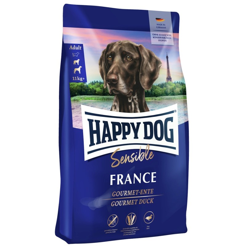 HAPPY DOG Supreme Sensible France Hundetrockenfutter 4 Kilogramm