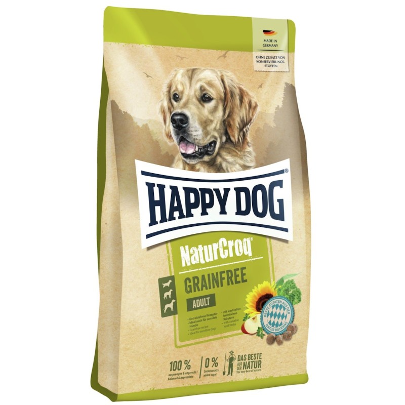 HAPPY DOG PremiumNaturCroq Grainfree Hundetrockenfutter 15 Kilogramm