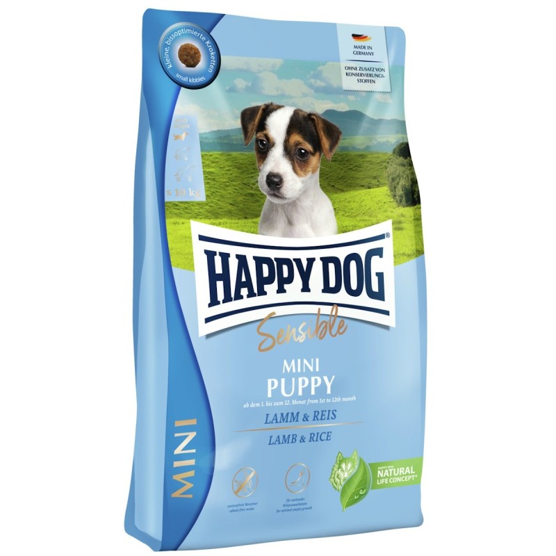 HAPPY DOG Sensible Mini Puppy Hundetrockenfutter 4 Kilogramm