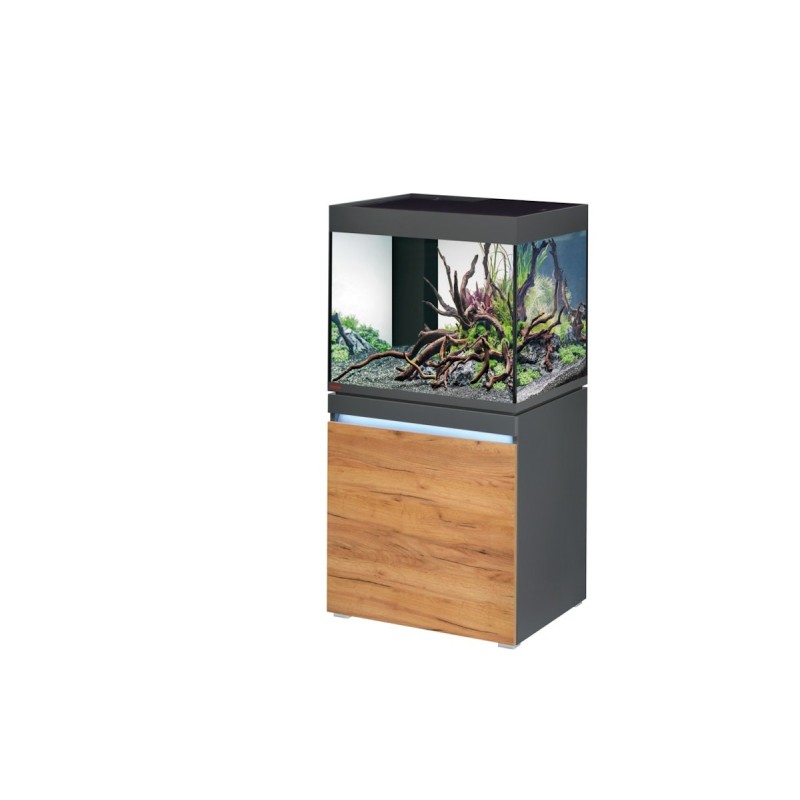 EHEIM incpiria 230 LED Aquarium mit Unterschrank graphit-natur