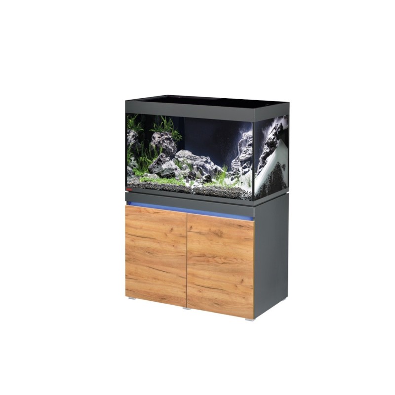 EHEIM incpiria 330 LED Aquarium mit Unterschrank graphit-natur