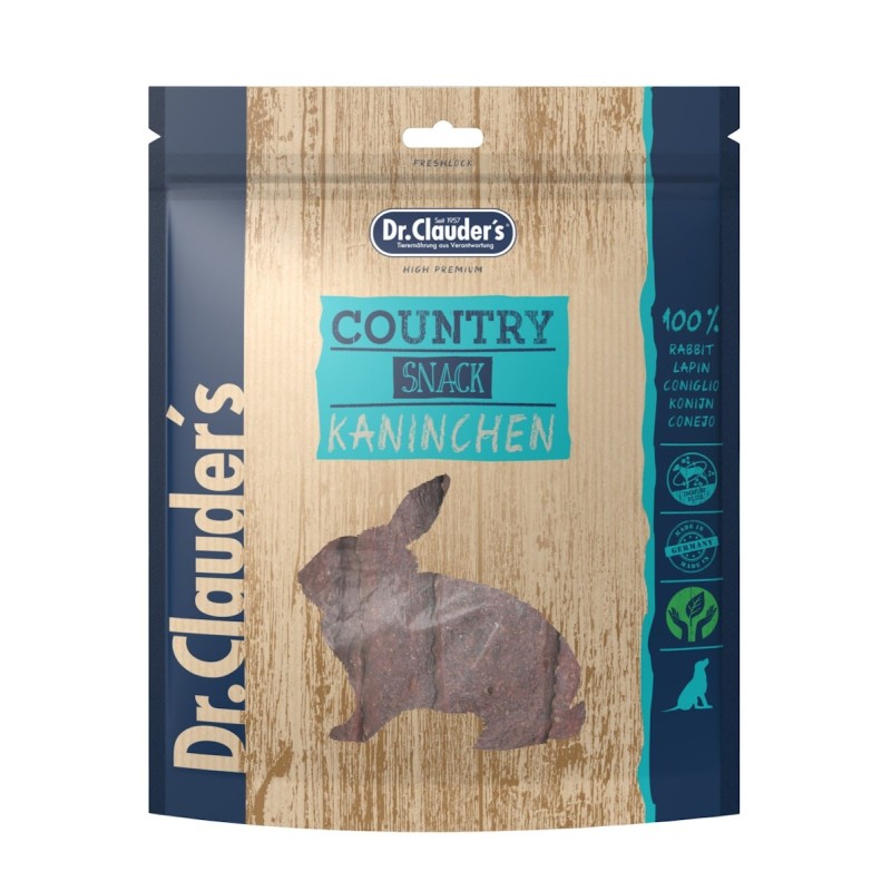 Dr Clauder´s Country Snack 170 Gramm Hundesnack 9 x 170 Gramm Kaninchen