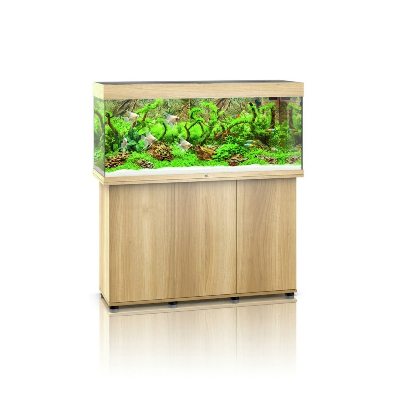 JUWEL Rio 240 LED Aquarium mit Unterschrank helles Holz