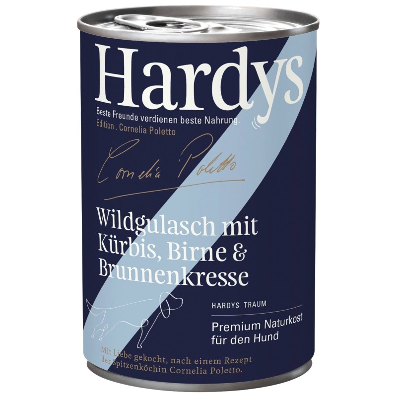 Hardys Edition Poletto • Wildgulasch mit Kürbis & Brunnenkresse 400g