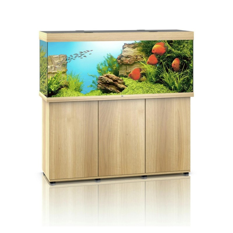 JUWEL Rio 450 LED Aquarium mit Unterschrank helles Holz