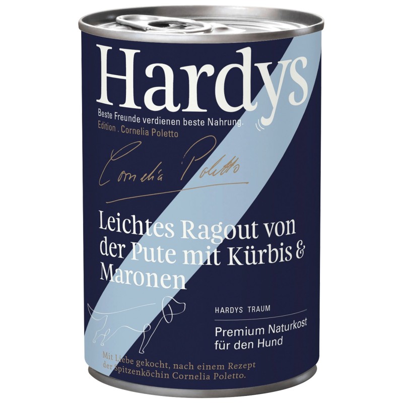 Hardys Edition Poletto • Leichtes Ragout von der Pute mit Kürbis & Maronen 400g