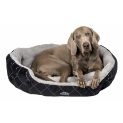 Nobby CENO oval 45x40x19cm Hunde-/ Katzenkomfortbett schwarz/grau