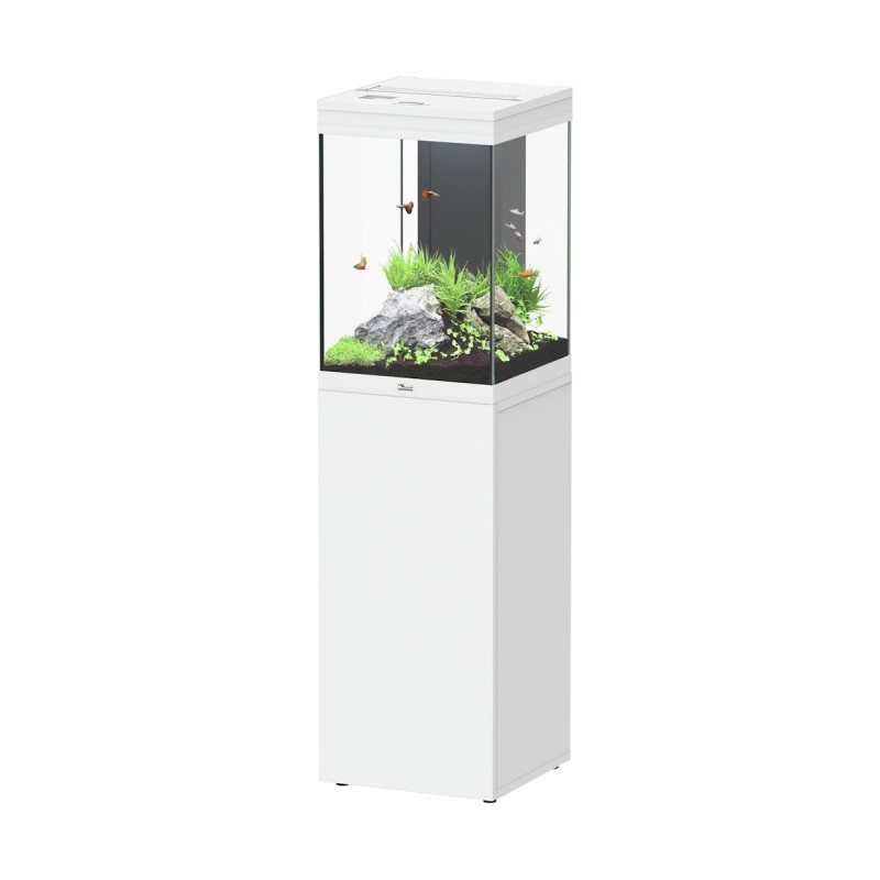 aquatlantis Aqua Tower 96 Kombi Aquarium mit Unterschrank weiß