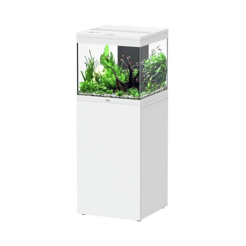 aquatlantis Aqua Tower 120 Kombi Aquarium mit Unterschrank weiß