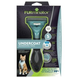 Furminator deShedding Tool Cat Kurzhaar Pflegewerkzeug für Katzen Größe S