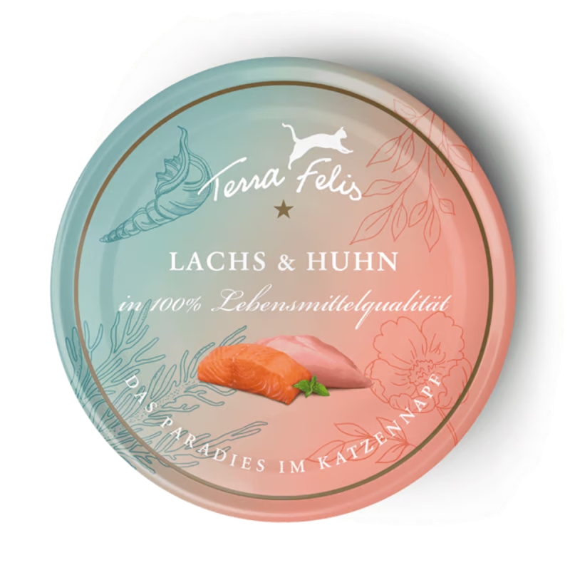 Terra Felis 12x80g Lachs und Huhn