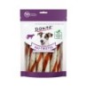 DOKAS Kau-Twister 200 Gramm Hundesnacks Rinderhaut, Entenherz / Entenbrust 9 x 200 Gramm