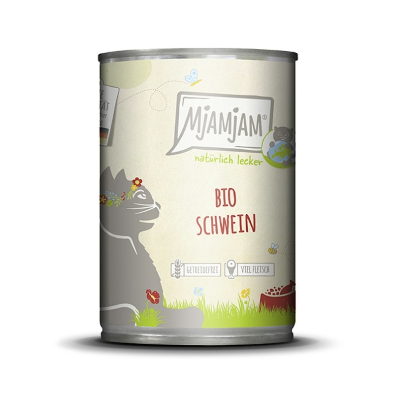 MjAMjAM - BIO für Katze 400g MjAMjAM Katze 6x400g BIO Schwein