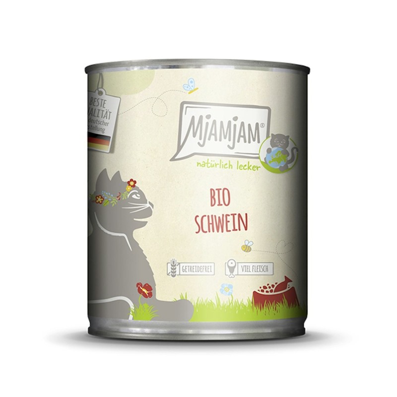 MjAMjAM - BIO für Katze 800g MjAMjAM Katze 6x800g BIO Schwein