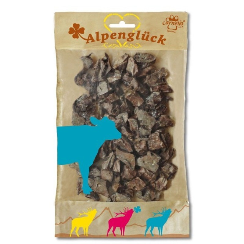 Carnello Alpenglück Hundesnacks Freiluft Rind Lunge 16 x 100 Gramm