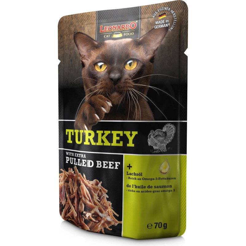 Leonardo Turkey mit extra pulled Beef - 70 g