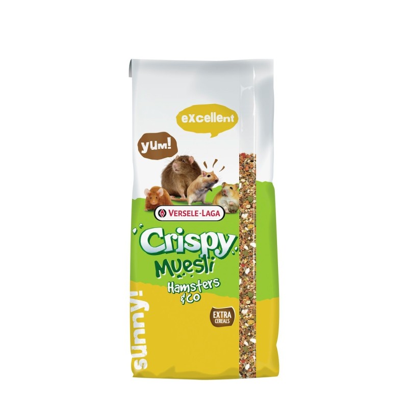 VERSELE-LAGA Crispy Muesli - Hamsters / Co 20kg Kleintierfutter für Hamster / Co