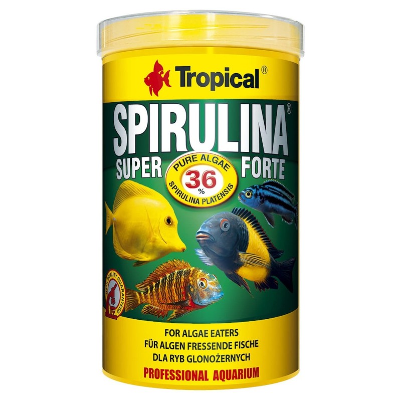 Tropical Super Spirulina Forte 36% Fischfutter 2 x 1 Liter