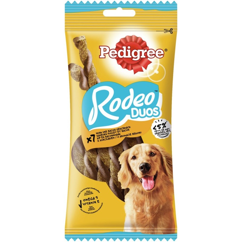 Pedigree Rodeo 125 Gramm Hundesnack 10 x 125 Gramm Huhn mit Bacon