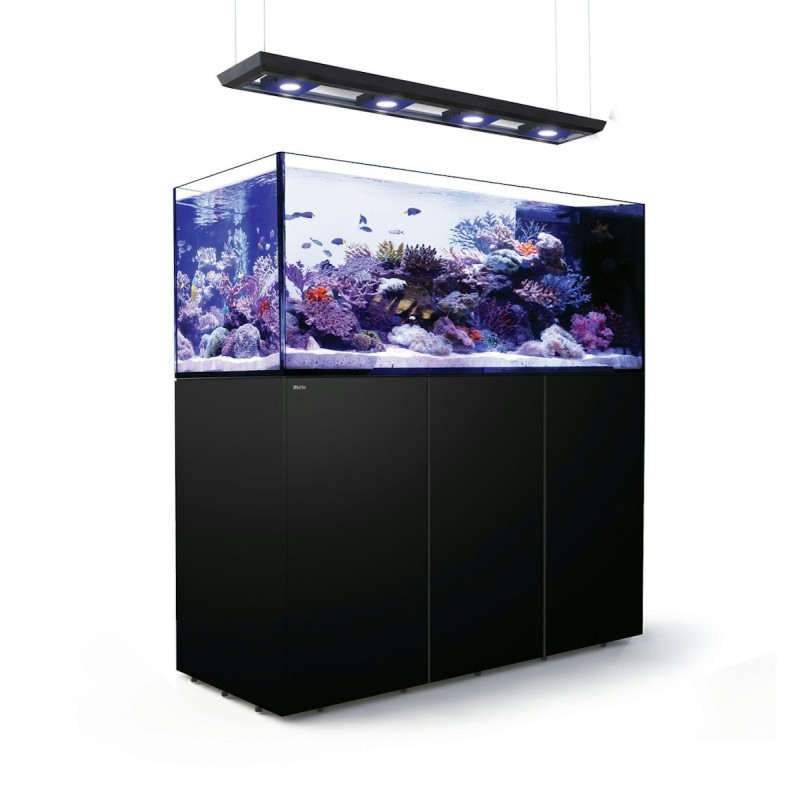 Red Sea Peninsula P650 Deluxe Meerwasseraquarium mit Unterschrank schwarz