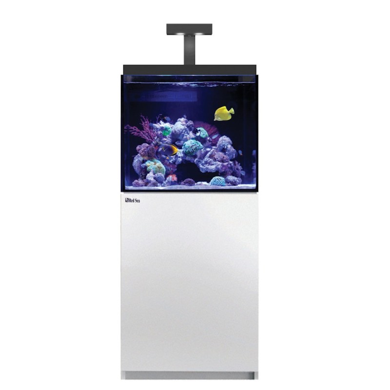 Red Sea MAX E 170 LED Aquarium mit Unterschrank für Meerwasser weiß