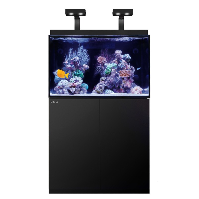 Red Sea MAX E 260 LED Aquarium mit Unterschrank für Meerwasser schwarz