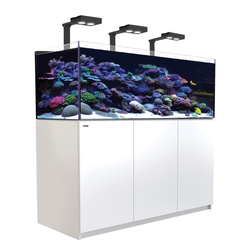 Red Sea REEFER Deluxe XL 525 Complete Meerwasser-Aquarium mit Unterschrank weiß