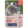 Bozita Häppchen in Gelee 85 Gramm Katzennassfutter Sparpaket 24 x 85 Gramm mit Lachs