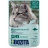 Bozita Häppchen in Gelee 85 Gramm Katzennassfutter Sparpaket 24 x 85 Gramm mit Flussbarsch