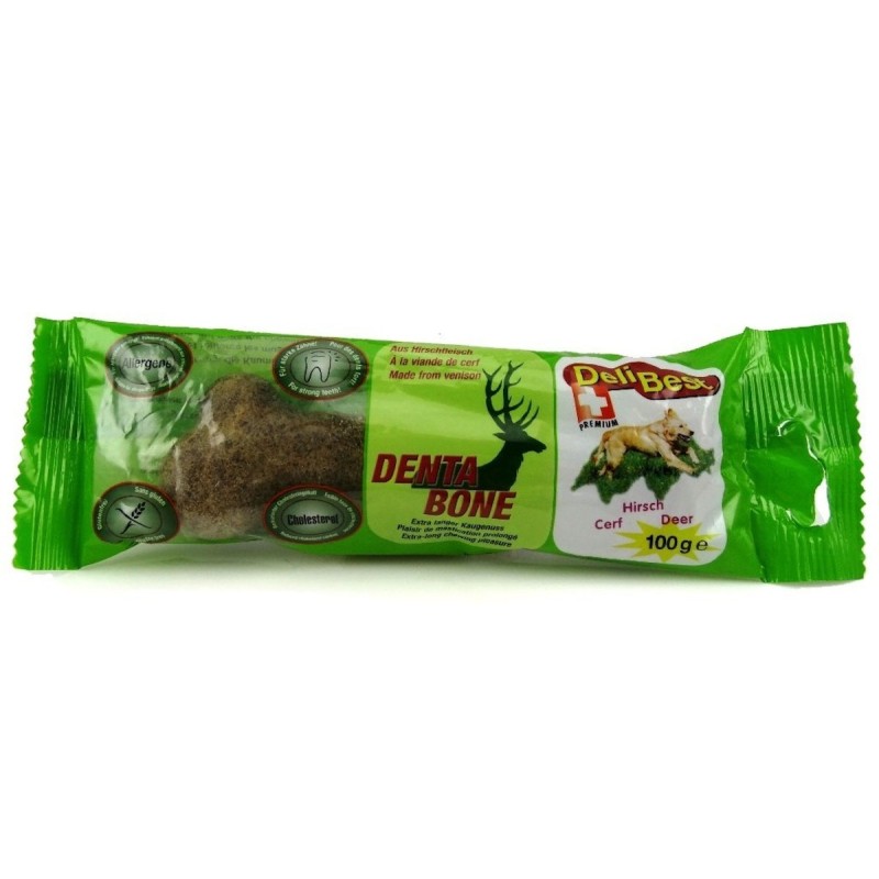 DeliBest Denta Bone Hundesnacks Hirsch 12x