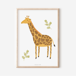 Poster Giraffe Kinderzimmer...