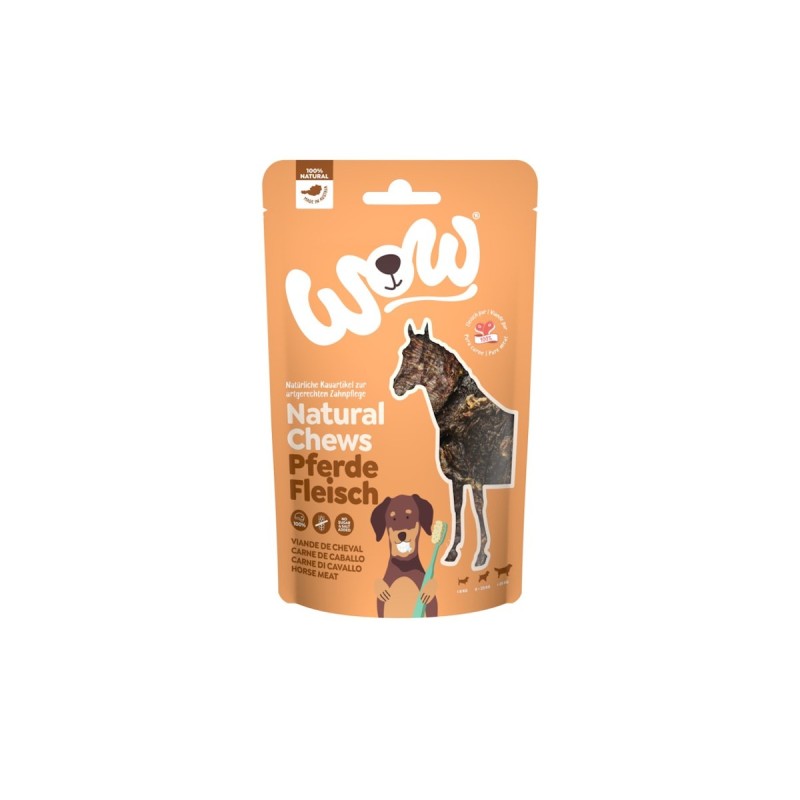 WOW Filet getrocknet 250 Gramm Hundesnacks 6 x 250 Gramm vom Pferd