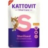 KATTOVIT Vital Care 85 Gramm Diätfutter Sparpaket 48 x 85 Gramm Sterilised