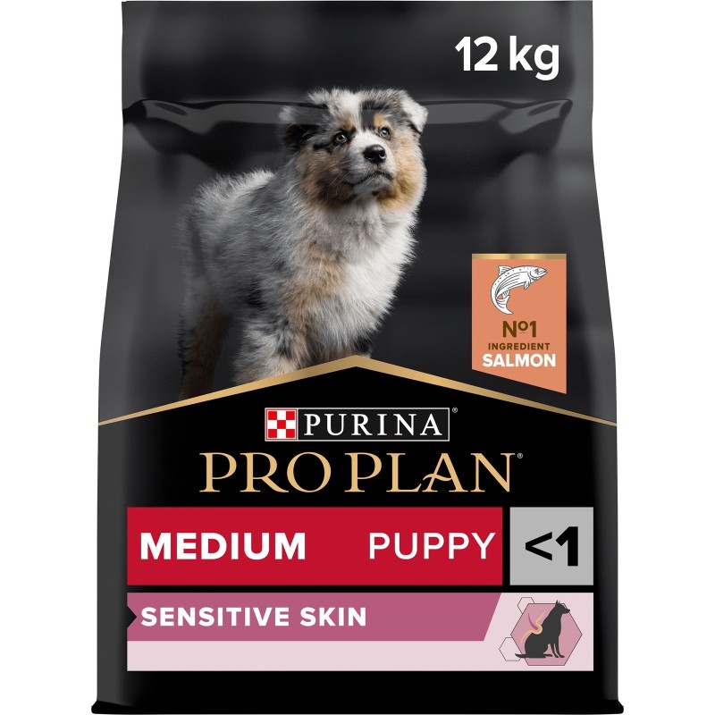 ProPlan Medium Puppy Sensitive Skin, reich an Lachs 12kg