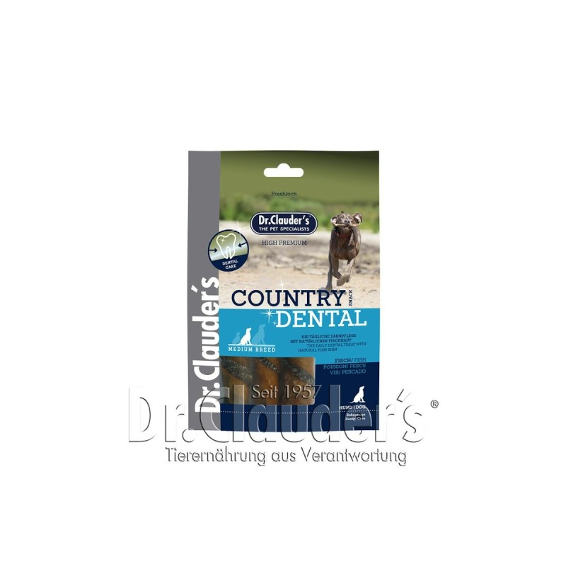 Dr. Clauder's Dental Snack Hundesnacks Country Fisch 9 x 100 Gramm