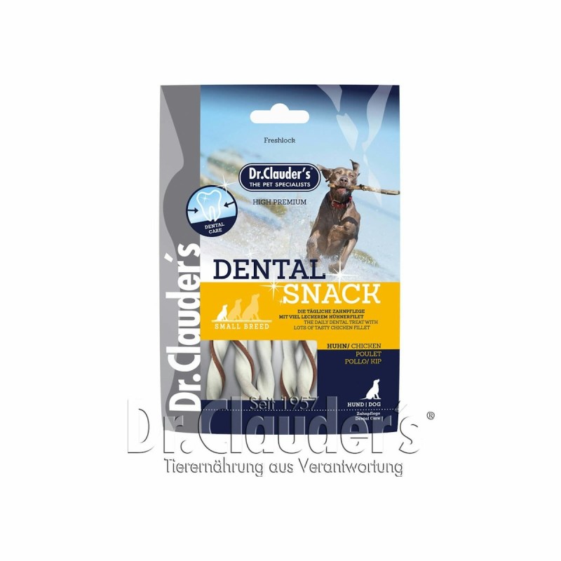 Dr. Clauder's Dental Snack Hundesnacks Huhn Small Breed 10 x 80 Gramm