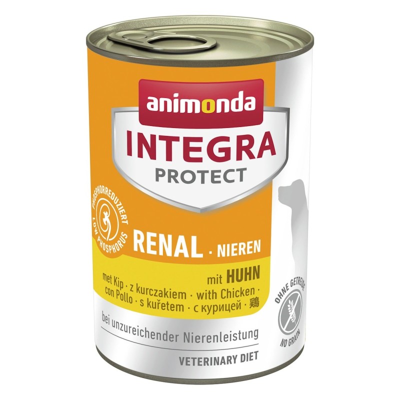 animonda Integra Protect Nieren 400g Dose Hundenassfutter Sparpaket 12 x 400 Gramm Huhn