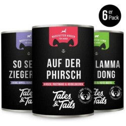 Mixpaket Nassfutter Fleisch - Hirsch, Lamm und Ziege