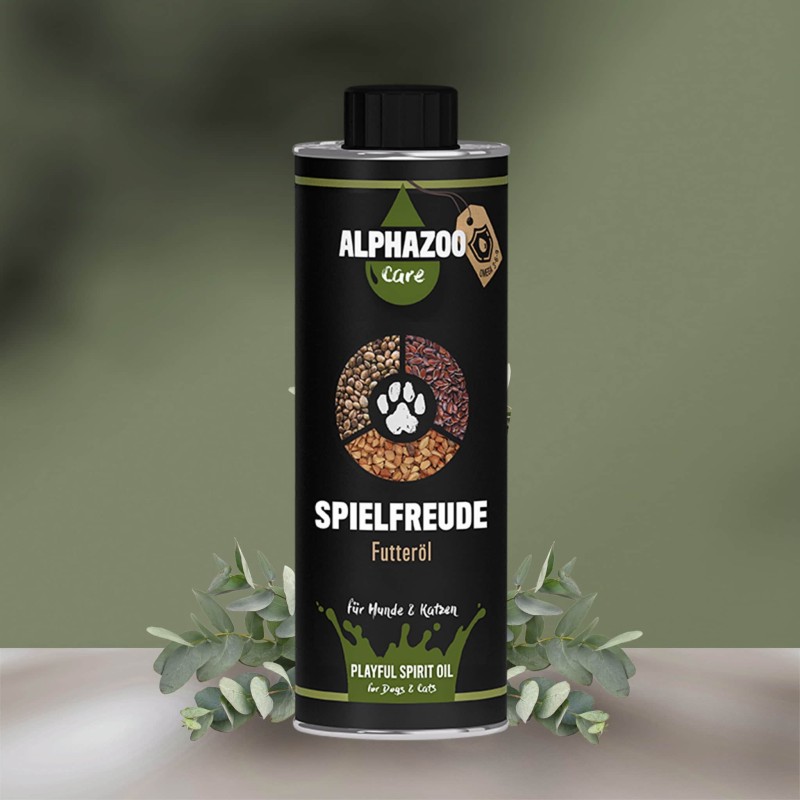 Spielfreude Futteröl für Hunde / Katzen I Öl für Agility / Bewegung 500ml