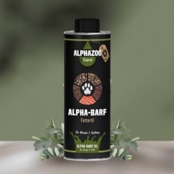 Alpha Barf Futteröl für Hunde / Katzen I Omega 3 6 9 zum Barfen 500ml