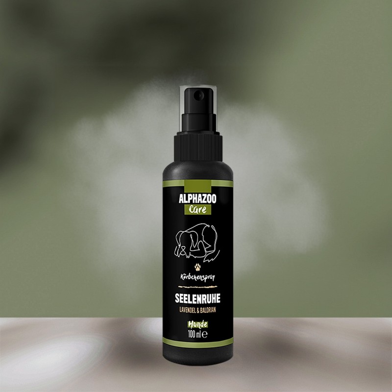 Seelenruhe Beruhigungsspray für Hunde I Beruhigungsmittel mit Baldrian 100ml