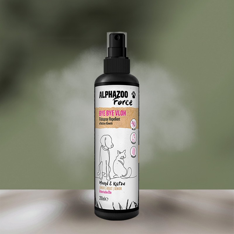 ByeByeVloh Flohmittel für Hunde I Starkes Anti Flohspray 200ml